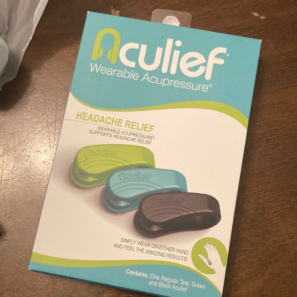 Other New 3 Pack Aculief Wearable Acupressure Regular For Headaches